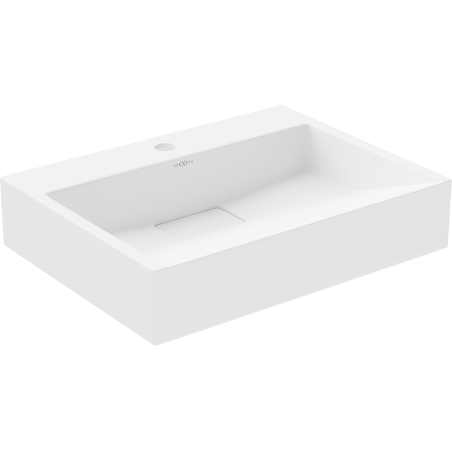Mexen Ava umywalka nablatowa z konglomeratu 1/O 50 x 38 cm, biała - 23015001