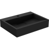 Mexen Ava umywalka nablatowa z konglomeratu 1/O 50 x 38 cm, czarna - 23015071