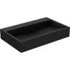 Mexen Ava umywalka nablatowa z konglomeratu B/O 60 x 38 cm, czarna - 23016070