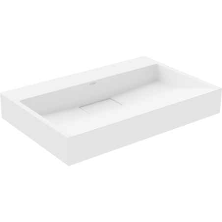 Mexen Ava umywalka nablatowa z konglomeratu B/O 70 x 46 cm, biała - 23017000