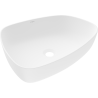Mexen Ono umywalka nablatowa z konglomeratu 51 x 39 cm, biała - 23045101