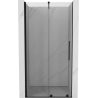 Mexen Velar drzwi prysznicowe rozsuwane 120 cm, transparent, czarne - 871-120-000-01-70