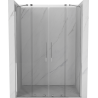 Mexen Velar Duo drzwi prysznicowe rozsuwane 140 cm, transparent, chrom - 871-140-000-02-01