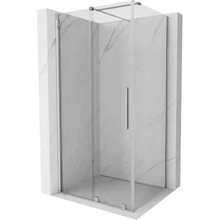 Mexen Velar kabina prysznicowa rozsuwana 120 x 80 cm, transparent, chrom - 871-120-080-01-01