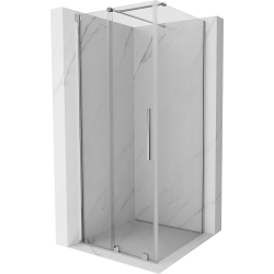 Mexen Velar kabina prysznicowa rozsuwana 90 x 90 cm, transparent, chrom - 871-090-090-01-01