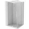 Mexen Velar kabina prysznicowa rozsuwana 90 x 85 cm, transparent, biała - 871-090-085-01-20