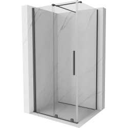 Mexen Velar kabina prysznicowa rozsuwana 120 x 100 cm, transparent, gun gray szczotkowany - 871-120-100-01-66
