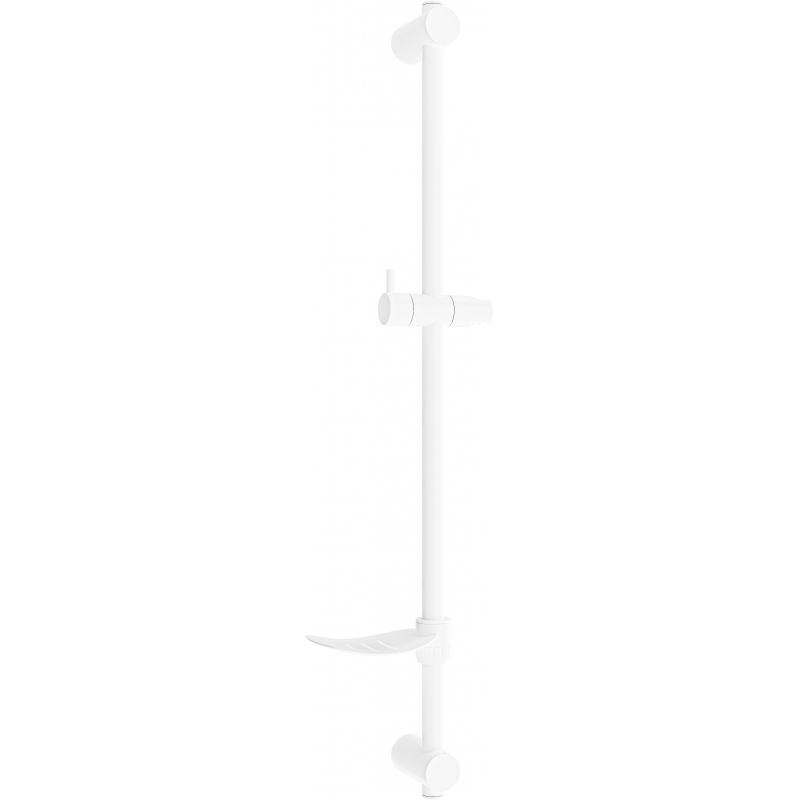 Mexen DF drążek prysznicowy z mydelniczką 80 cm, biały - 79382-20