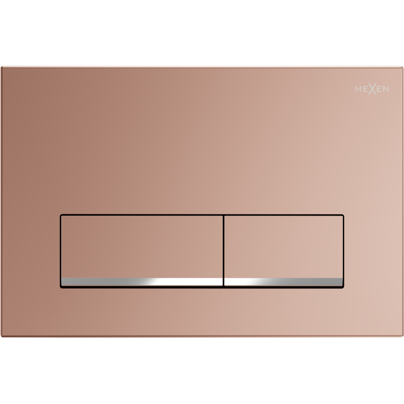 Mexen Fenix 12 przycisk spłukujący, różowe złoto - 601205