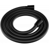 Mexen wąż prysznicowy 175 cm, czarny - 79475-70
