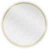 Mexen Loft lustro łazienkowe okragłe 30 cm, rama złota - 9850-030-030-000-50