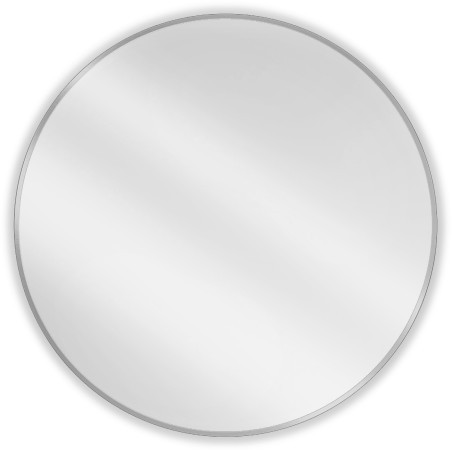 Mexen Loft lustro łazienkowe okragłe 90 cm, rama inox - 9850-090-090-000-10