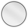 Mexen Loft lustro łazienkowe okragłe 45 cm, rama czarna - 9850-045-045-000-70