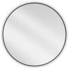 Mexen Loft lustro łazienkowe okragłe 85 cm, rama czarna - 9850-085-085-000-70