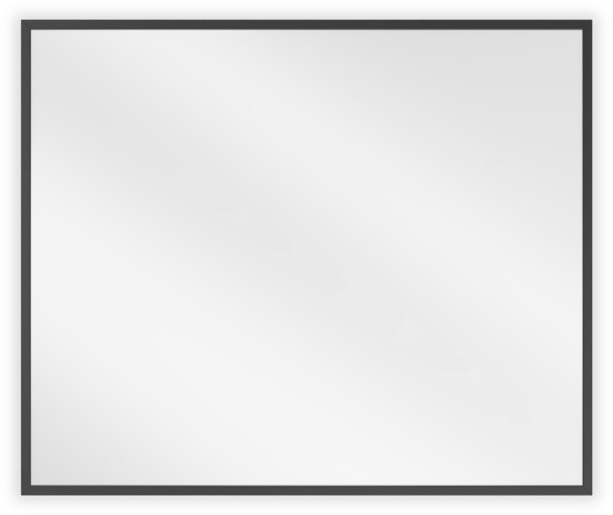 Mexen Loft lustro łazienkowe prostokątne 60 x 50 cm, rama czarna - 9852-060-050-000-70