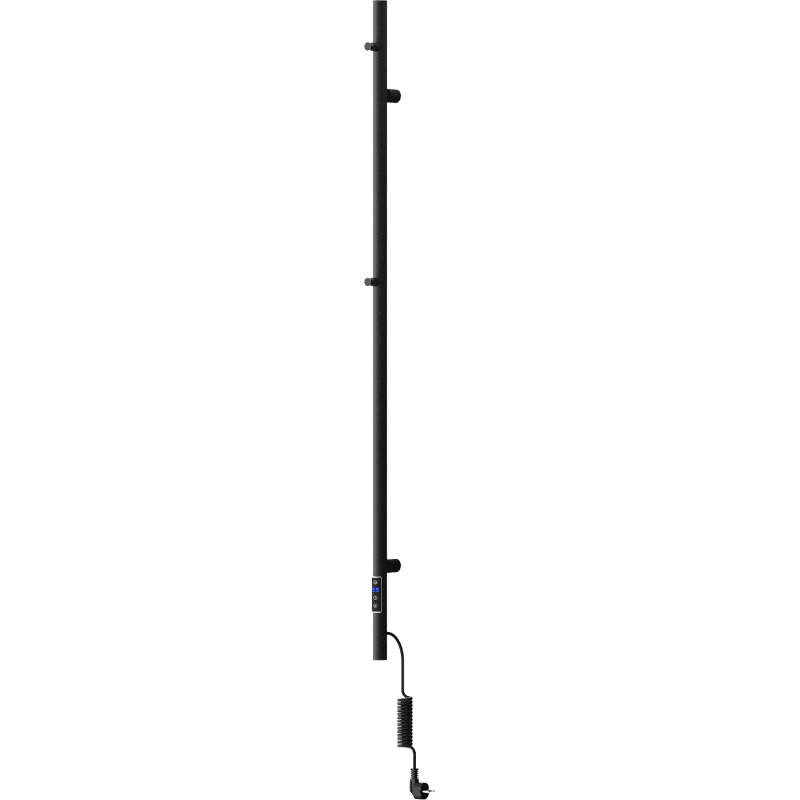 Mexen Pino grzejnik elektryczny z wieszakami na ręczniki 1405 x 32 mm, 75 W, czarny - W301-1405-032-00-70