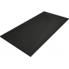 Mexen Stone+ brodzik kompozytowy prostokątny 160 x 100 cm, czarny, maskownica czarna - 44701016-B