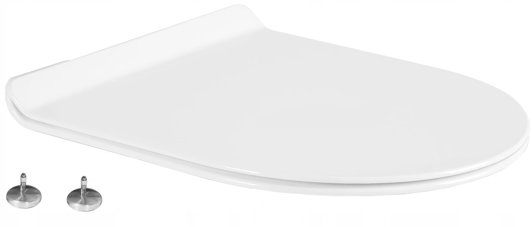 Mexen deska wolnoopadająca slim, duroplast, biała - 39010100
