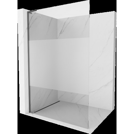 Mexen Kioto L ścianka prysznicowa Walk-in 80 x 200 cm, transparent/szron, gun metal - 800-080-103-95-35