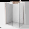 Mexen Kioto ścianka prysznicowa Walk-in 160 x 90 cm, transparent, różowe złoto - 800-160-202-60-00-090