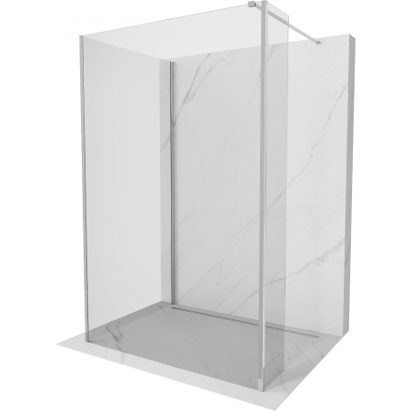 Mexen Kioto ścianka prysznicowa Walk-in 110 x 70 x 30 cm, transparent, chrom - 800-110-070-221-01-00-030