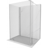 Mexen Kioto ścianka prysznicowa Walk-in 100 x 90 x 30 cm, transparent, chrom - 800-100-090-221-01-00-030