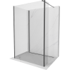 Mexen Kioto ścianka prysznicowa Walk-in 135 x 90 x 30 cm, transparent, czarna - 800-135-090-221-70-00-030