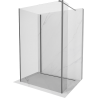 Mexen Kioto ścianka prysznicowa Walk-in 130 x 85 x 40 cm, transparent, gun metal - 800-130-085-221-95-00-040