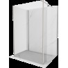 Mexen Kioto ścianka prysznicowa Walk-in 130 x 105 x 30 cm, transparent, nikiel szczotkowany - 800-130-105-221-97-00-030