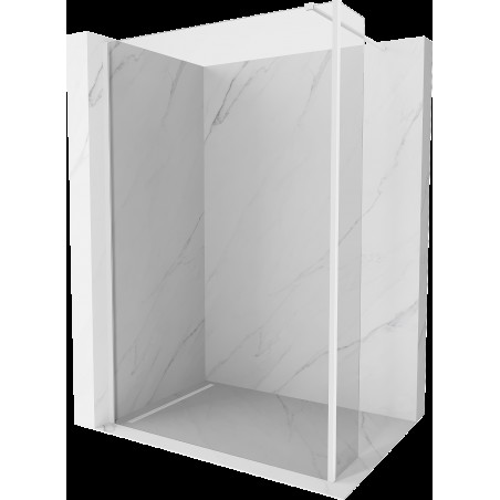 Mexen Kioto ścianka prysznicowa Walk-in 95 x 30 cm, transparent, biała - 800-095-212-20-00-030