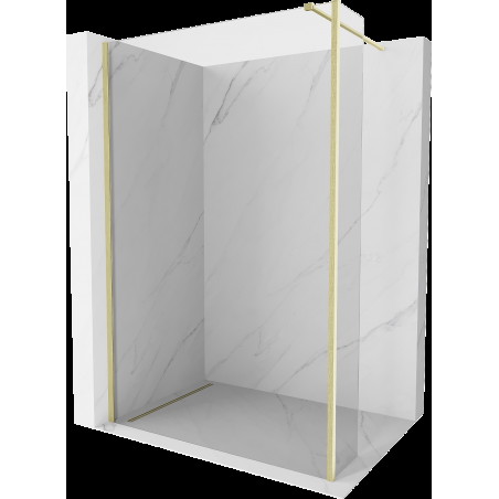 Mexen Kioto ścianka prysznicowa Walk-in 105 x 40 cm, transparent, złota szczotkowana - 800-105-212-55-00-040