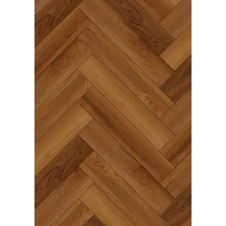 Mexen Lubbock panele winylowe jodełka 635 x 127 mm SPC 6,5 mm, podkład IPEX 1,5 mm, 4 V-Fuga, Teak- F1186-0635-127-505-4V1-08