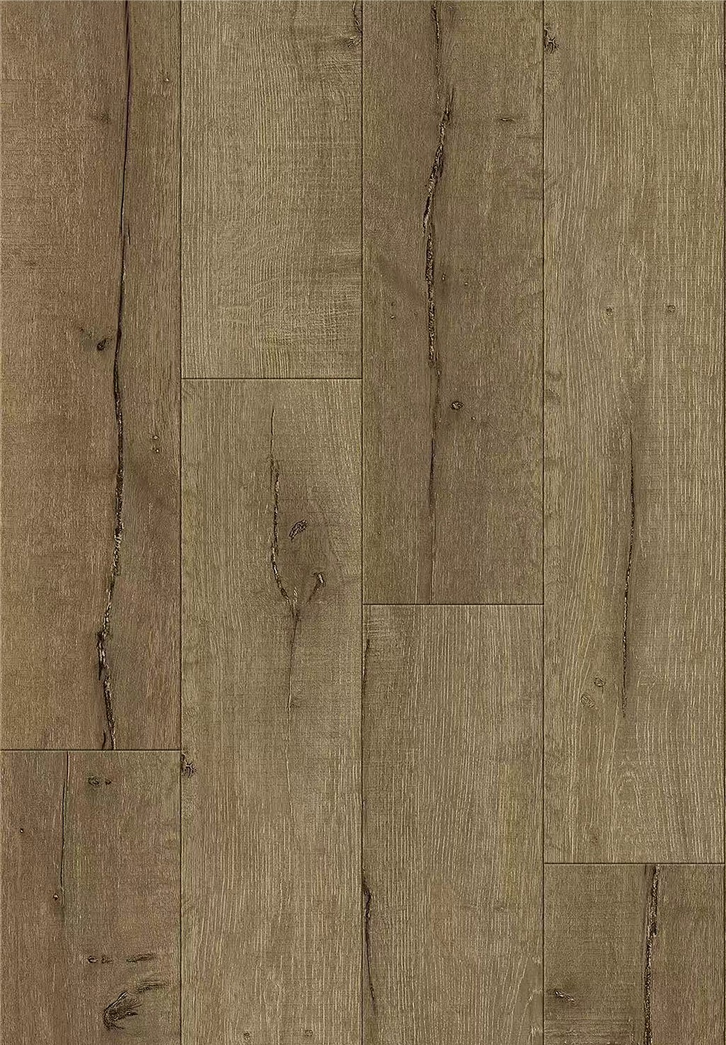 Mexen Yonkers próbka paneli winylowych 1240 x 182 mm SPC 6,5 mm, podkład IXPE 1,5 mm, 4 V-Fuga, Dąb - F1107-S