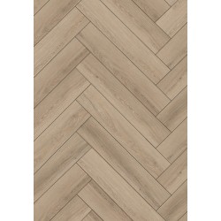 Mexen Palmdale próbka paneli winylowych jodełka 635 x 127 mm SPC 6,5 mm, podkład IPEX 1,5 mm, 4 V-Fuga, Dąb - F1180-S