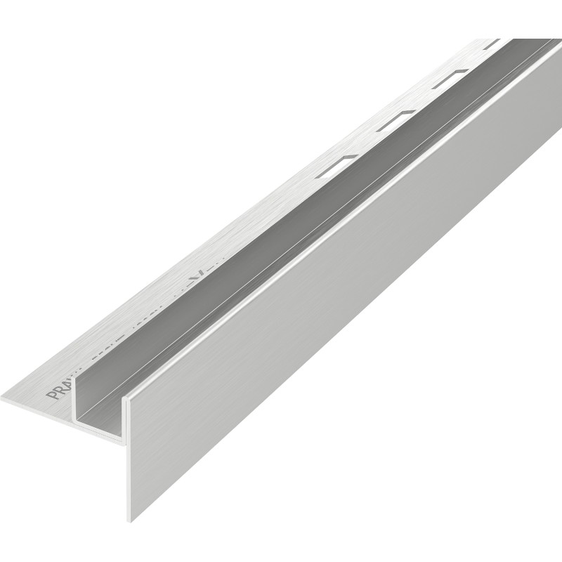 Mexen Line-B listwa spadkowa do szkła 180 cm prawa, inox - 181004180R