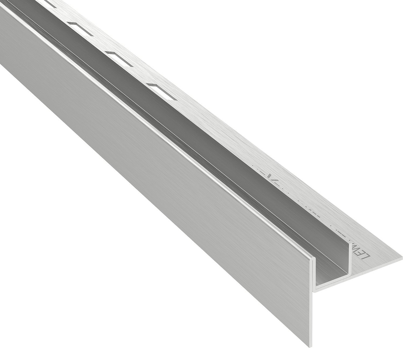 Mexen Line-B listwa spadkowa do szkła 120 cm lewa, inox - 181004120L