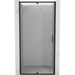 Mexen Exo drzwi prysznicowe uchylne 100 cm, transparent, czarne - 819-100-000-70-00