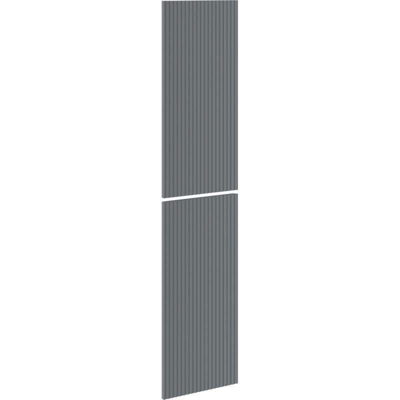 Mexen Rivel front ryflowany do korpusu szafki łazienkowej 35 x 80 cm (2 szt.), grafit mat - 91A21-1600-300-2-66