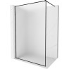 Mexen Kioto-F ścianka prysznicowa Walk-in z ramką 80 x 202 cm, szron 8 mm, czarna - 800-080-104-70-30