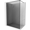 Mexen Kioto-F ścianka prysznicowa Walk-in z ramką 100 x 202 cm, grafit 8 mm, czarna - 800-100-104-70-40