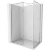 Mexen Kioto-F ścianka prysznicowa Walk-in z ramką 135 x 70 cm, transparent 8 mm, chrom - 800-135-202-04-00-070