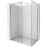 Mexen Kioto-F ścianka prysznicowa Walk-in z ramką 85 x 70 cm, transparent 8 mm, złota - 800-085-202-04-50-070