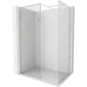 Mexen Kioto-F ścianka prysznicowa Walk-in z ramką 105 x 70 cm, transparent 8 mm, nikiel szczotkowany - 800-105-202-04-97-070