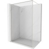 Mexen Kioto-XF ścianka prysznicowa Walk-in z ramką 70 x 202 cm, transparent 10 mm, nikiel szczotkowany - 800-070-104-97-00-X