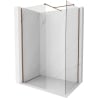 Mexen Kioto-X ścianka prysznicowa Walk-in 80 x 70 cm, transparent 10 mm, różowe złoto - 800-080-202-60-00-070-X