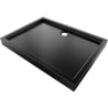 Mexen Flow+ brodzik prostokątny 80 x 70 cm, czarny mat - 46R707080H