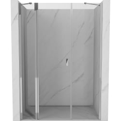 Mexen Mist drzwi prysznicowe uchylne 120 cm, transparent, chrom - 8A4-120-001-01-00