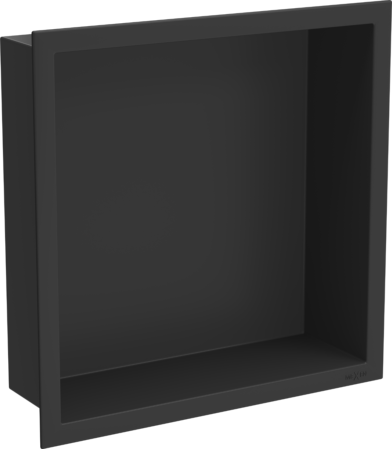 Mexen X-Wall-R półka wnękowa z kołnierzem 30 x 30 cm, czarna - 1970303010
