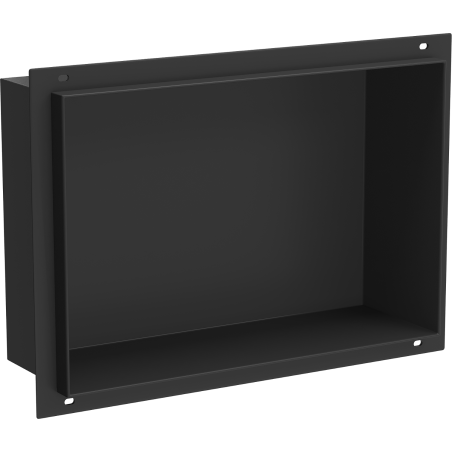 Mexen X-Wall-NR półka wnękowa bez kołnierza 30 x 20 cm, czarna - 1971302010