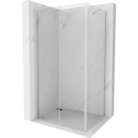 Mexen Lima kabina prysznicowa składana 75 x 80 cm, transparent, chrom - 856-075-080-01-00